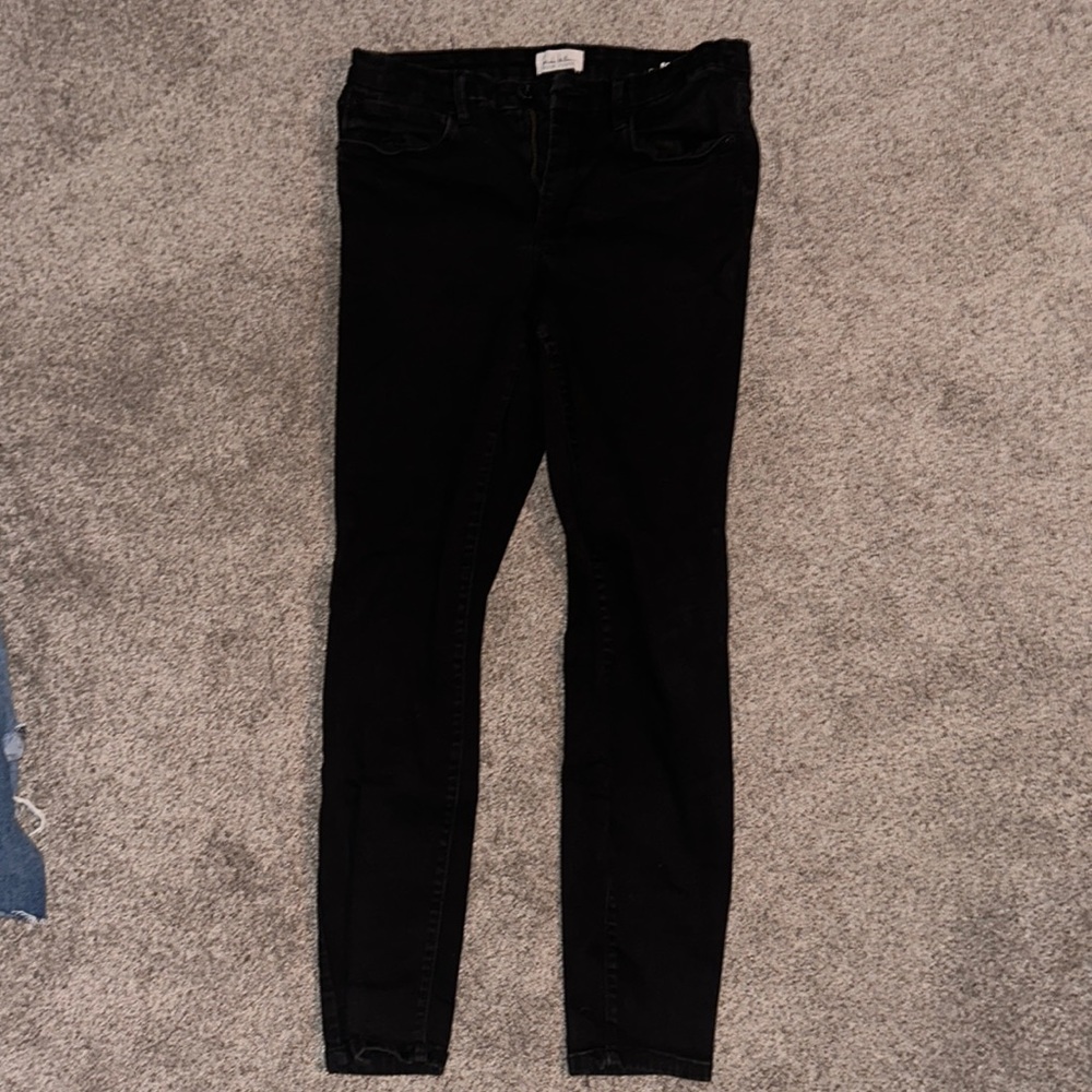 Nicole Miller black skinny jeans